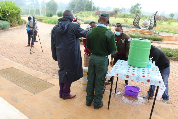 Tree Planting Exercise at the Wangari Maathai Institute