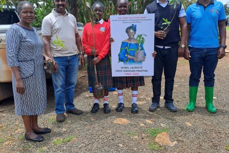 Wangari Maathai day at Gatugi Girls