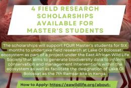 Call for applications: Msc Partial Scholarship